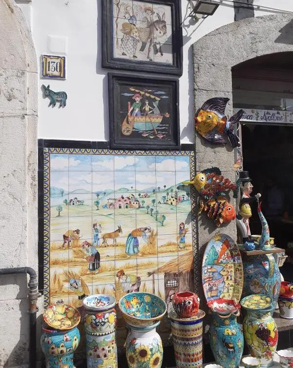 Ceramic decorations of Vietri sul Mare