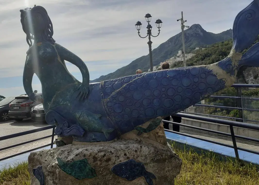 Mermaid, symbol of Vietri sul Mare