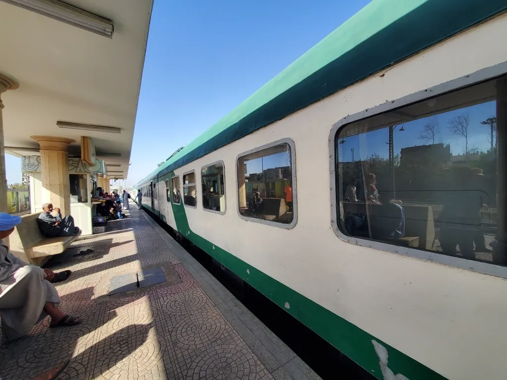 The train from Cairo to Luxor