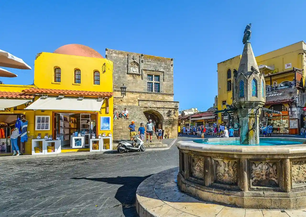 The Square in Rhodes town