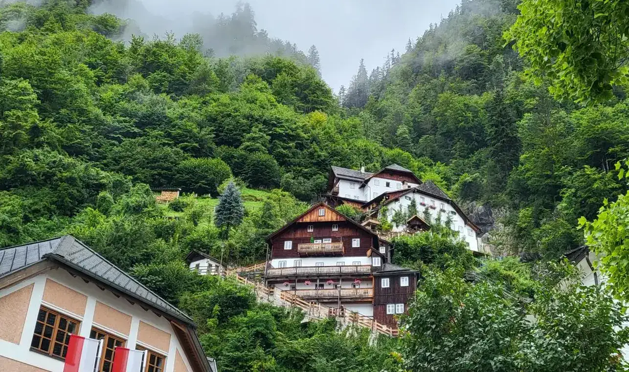 wandering around the village of Hallstatt