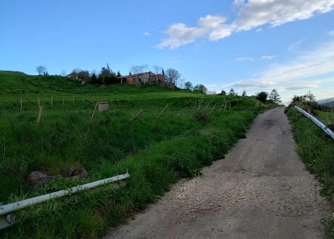 The road to the guesthouse in Sicily