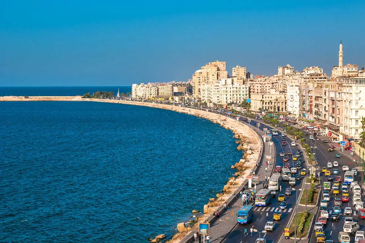 The Corniche, Alexandria, Egypt