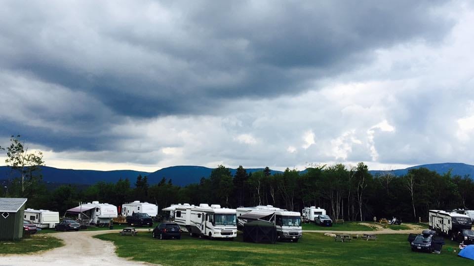 Campground on Cape Breton Island