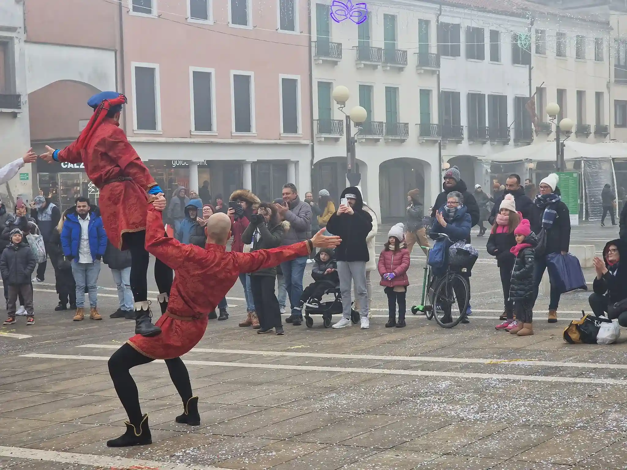 venice carnival street show