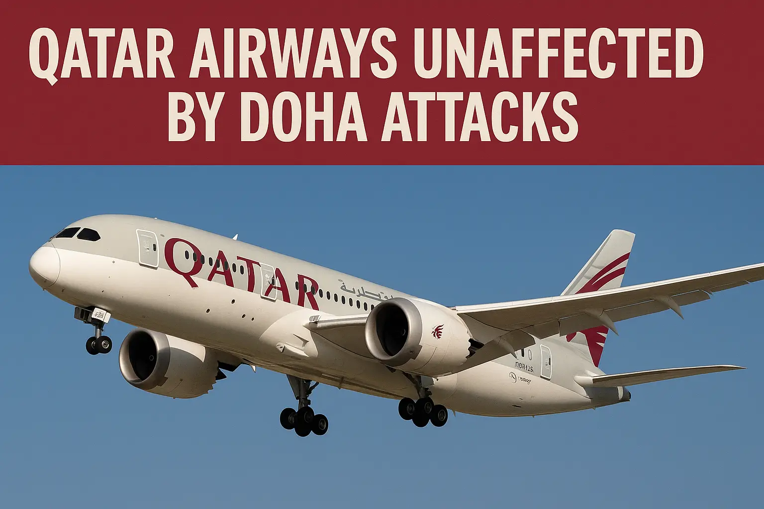 Qatar Airways Unaffected by Doha Attacks