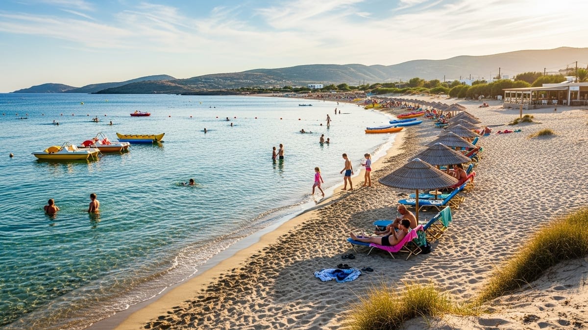 Late afternoon at Paradise Beach, Kos, Greece