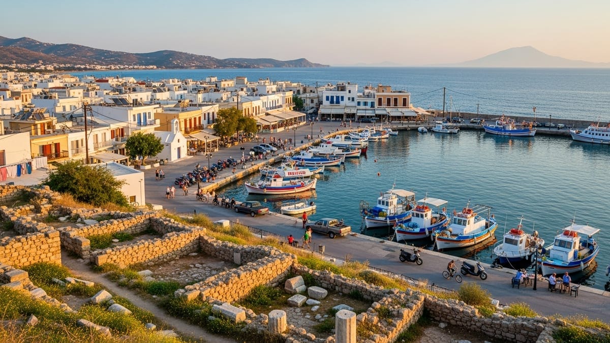 Panoramic view of Kardamena, Kos