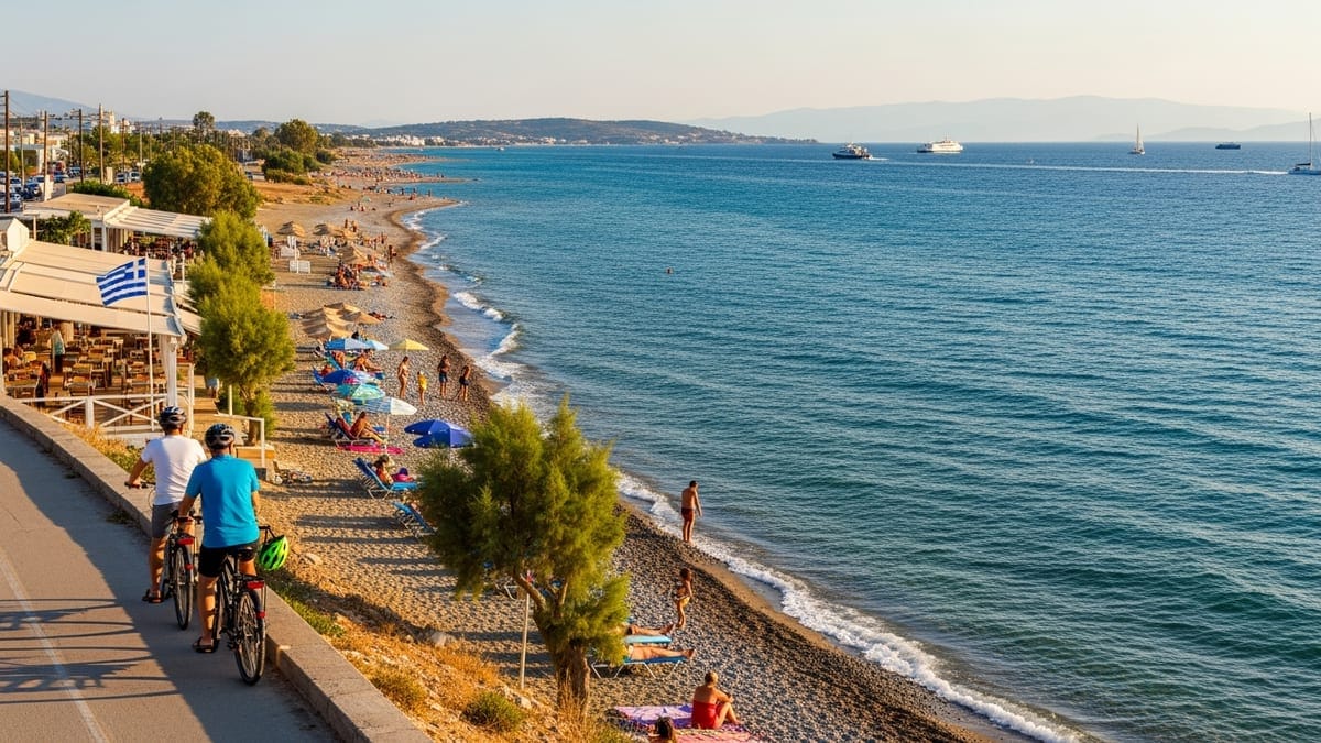 Kos Island, Greece, with sandy beaches