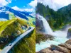 The Krimml Waterfall And The Grossglockner Alpine Road