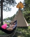Hammock relaxation and camping