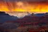 Lightning strikes the South Rim of Grand Canyon